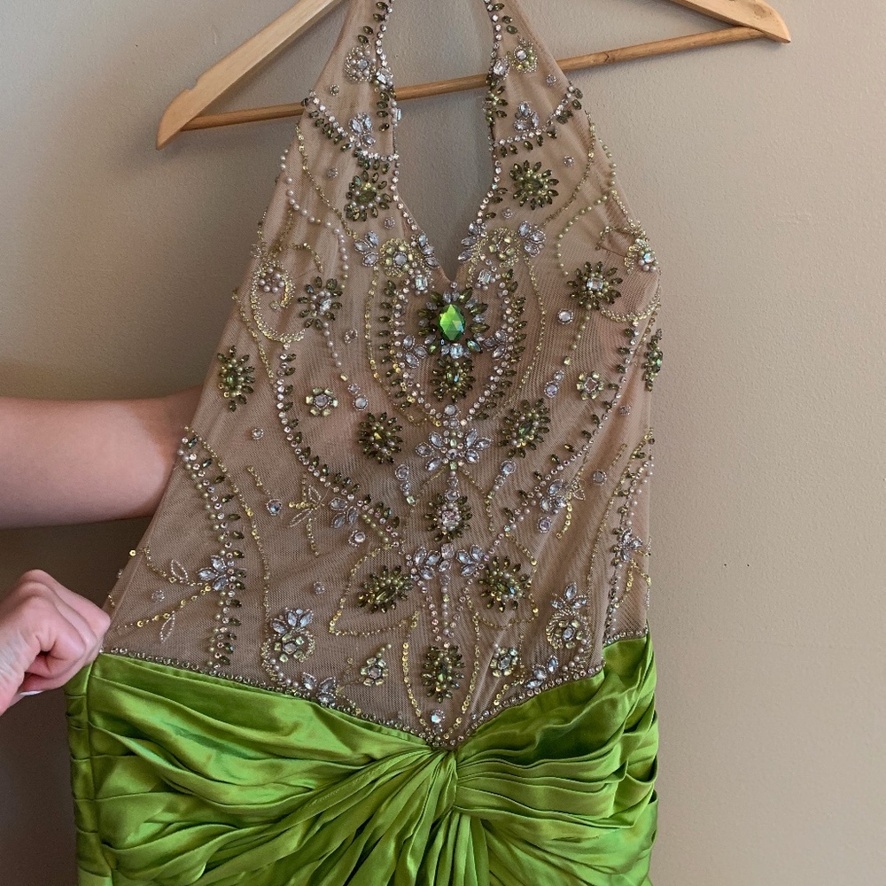 Terani Couture  bejeweled evening gown